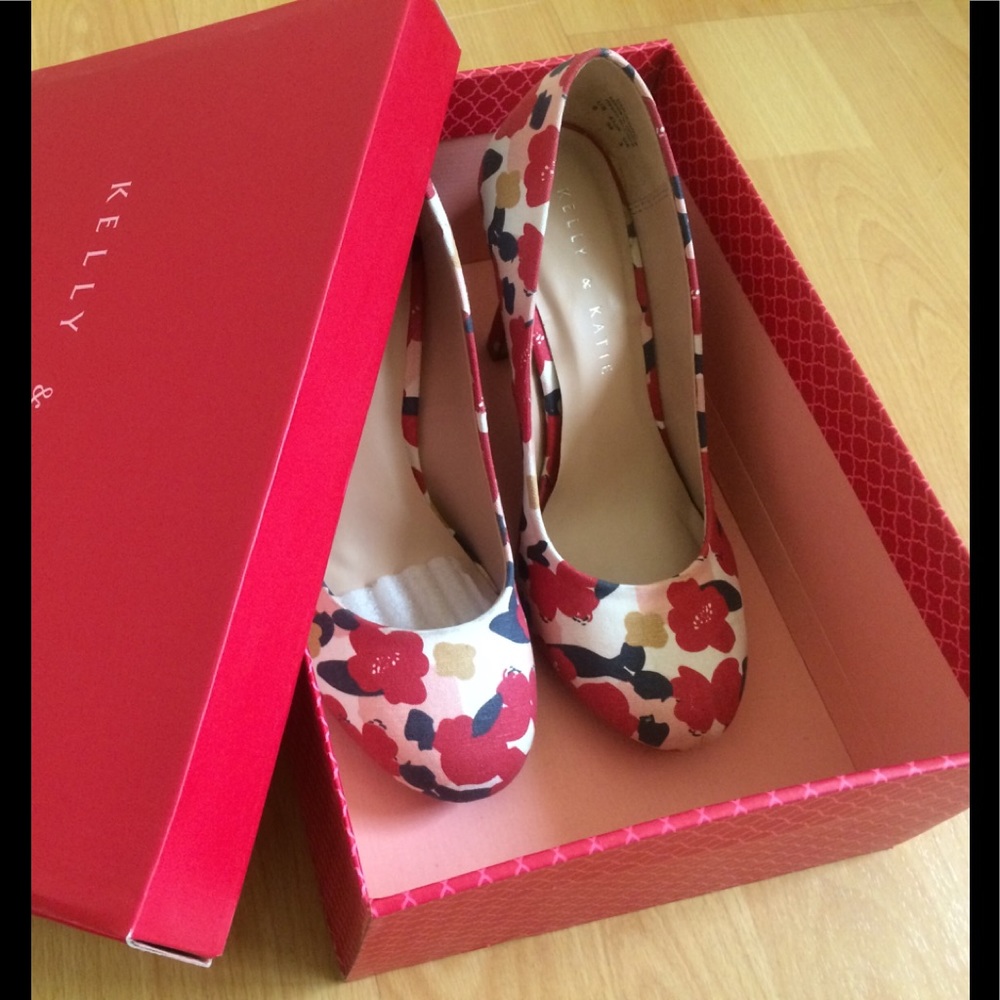 Kelly&Ketty floral heels